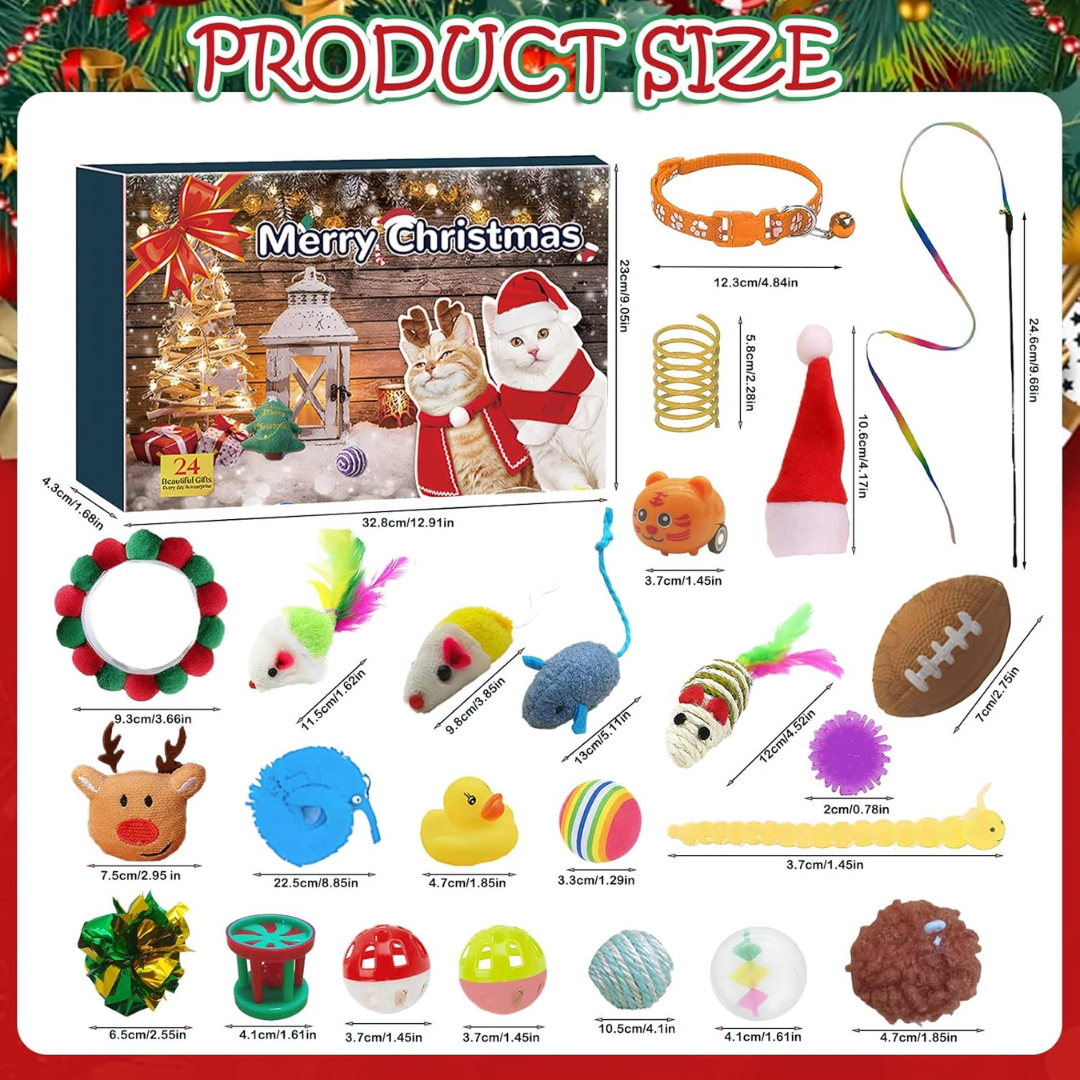 Calendario de adviento para gatos